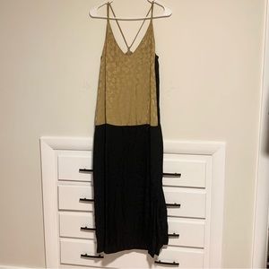 Rachel Comey Hallstatt Dress - Camel/Black SZ 2